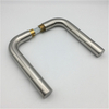 New Design Stainless Steel Tube Door Lever Handle without Rosettes for Glass Lock