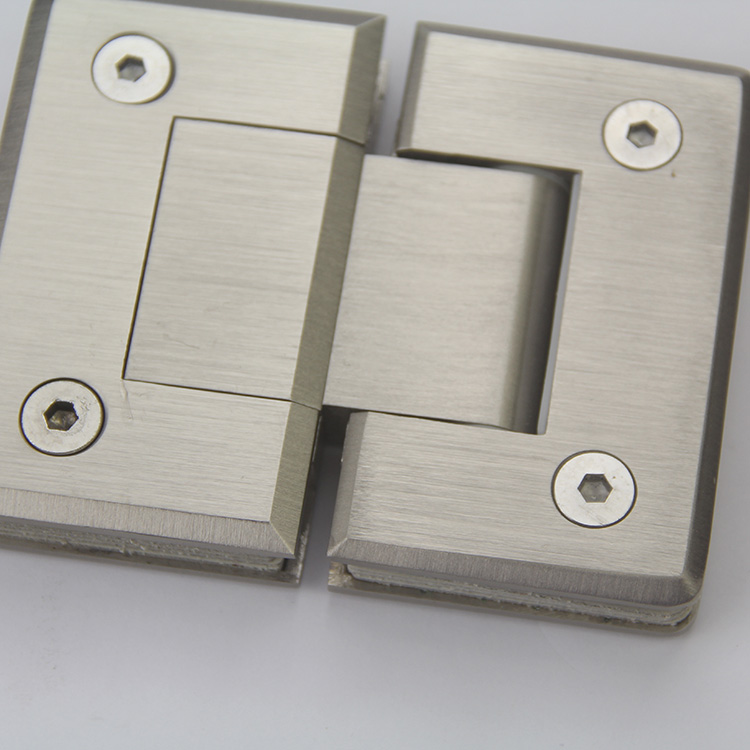 Stainless Steel Shower Hinges Glass to Glass 180 Degree Glass Door Hinge