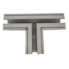 Aluminium Bi Folding Door 3 Sides Elbow Track Sliding Folding Glass Door Aluminum T Track Extrusion