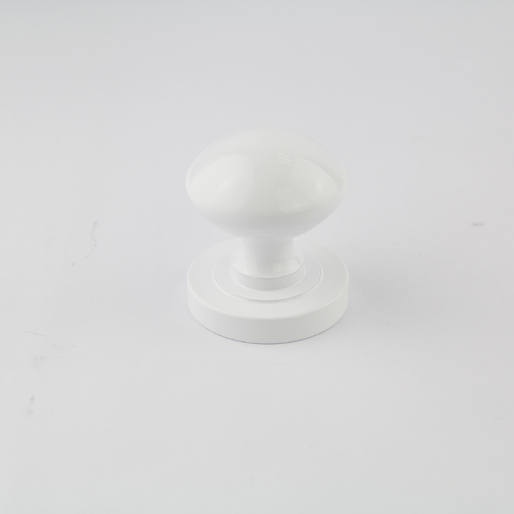 White Aluminum Alloy Knob Handles for Glass Door