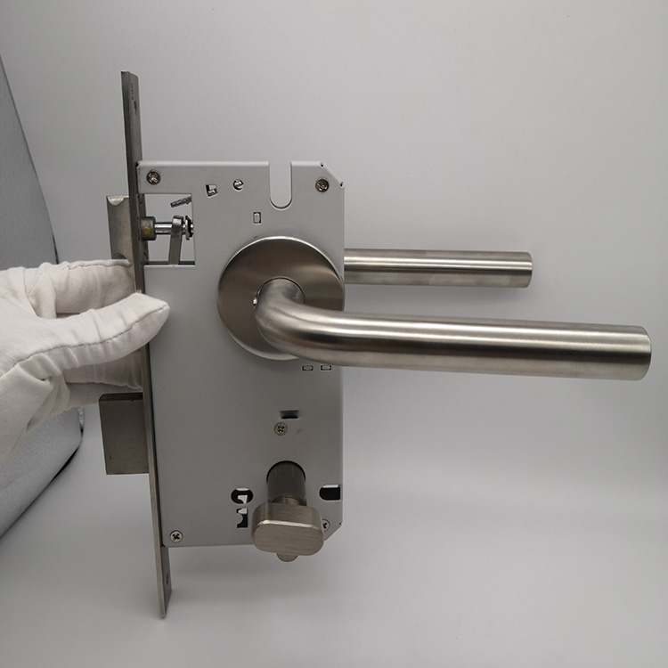 Stainless Steel Fired Door Lock Mortice Escape Door Lock Panic Function Lock 60X85mm