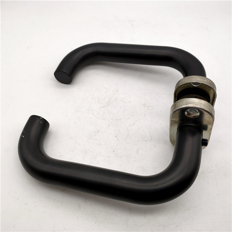 Professional Manufacturer Quality Design Matte Black Door Lever Handle Modern Minimalist Door Handle