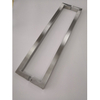 SSS Silver Square Tube Wholesale Commercial Stainless Steel Glass Door Pull Handle 