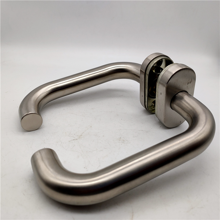 Stainless Steel Lever Pull Door Handle For Hotel Home Villa Interior Door 
